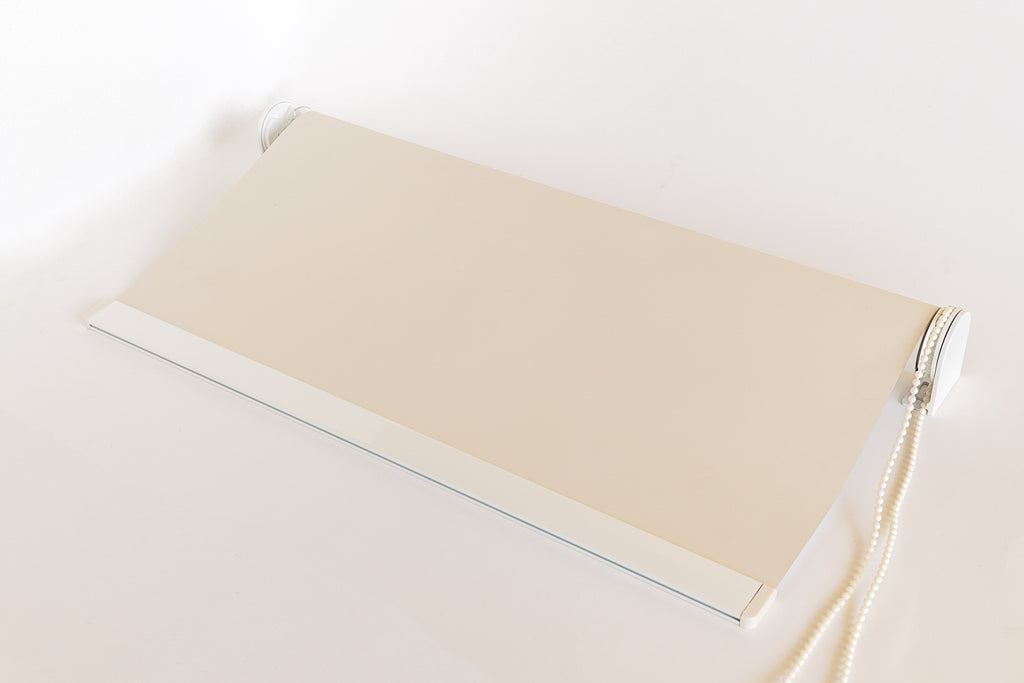 Cortinas Roller Blackout Beige Estándar | Oscuridad Total y Máximo Confort